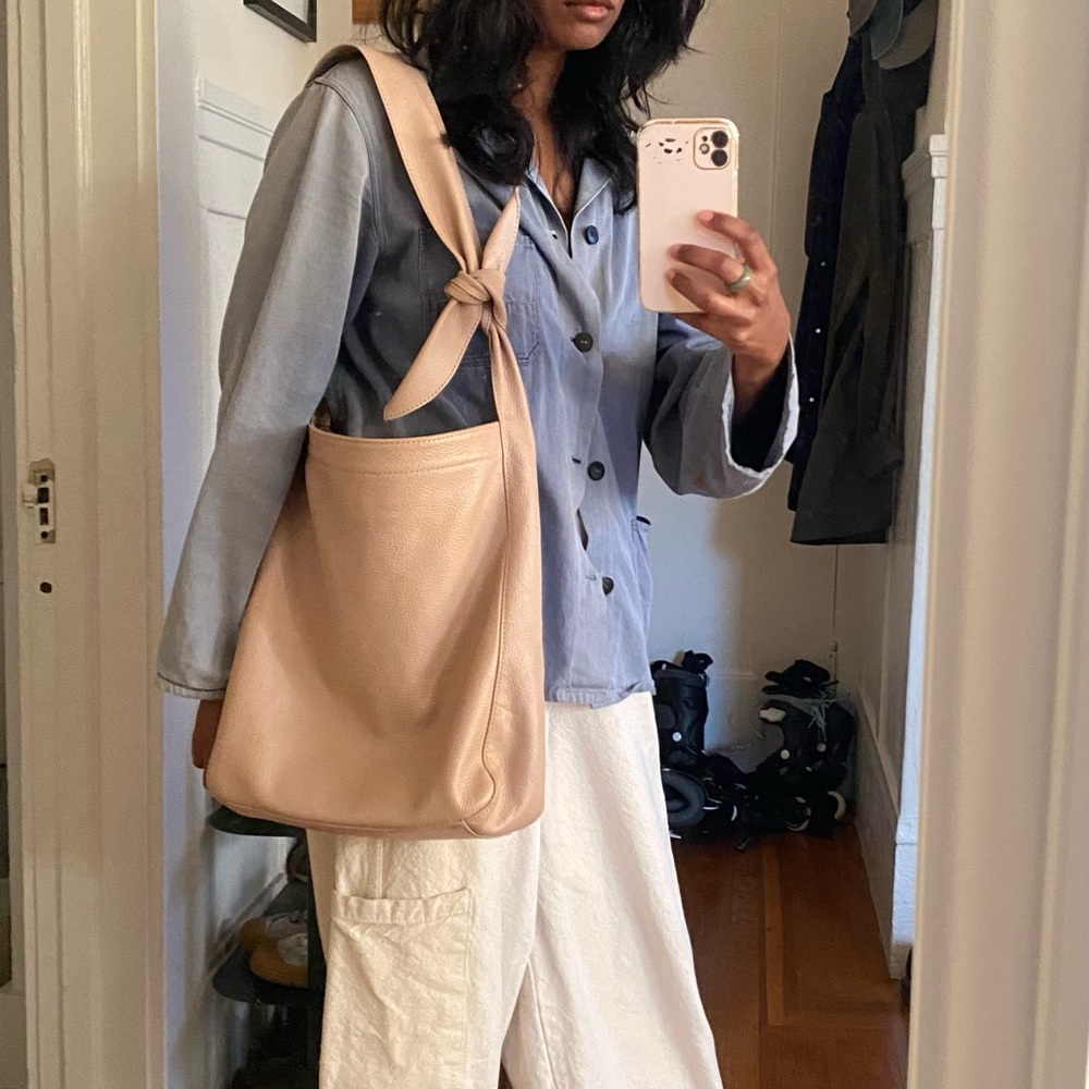Italian Leather Slouchy Purse